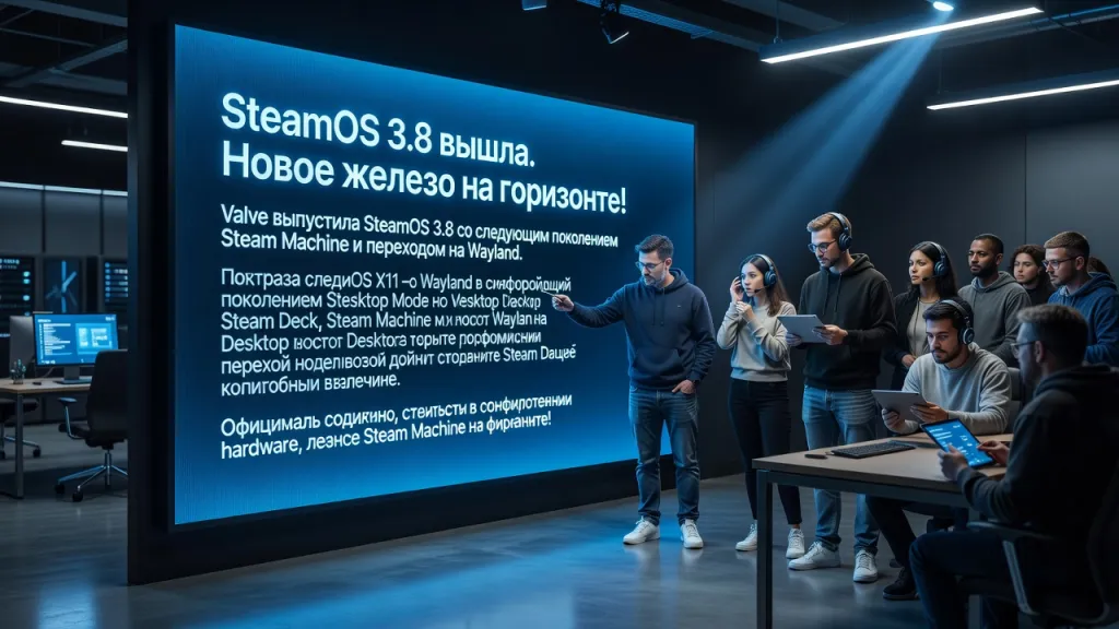 SteamOS 3.8 вышла. Новое железо на горизонте!
